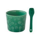 Tropicana - Coupe À Glace Avec Cuillère Version Ananas - Porcelaine - Multicolore