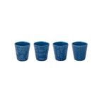 Sea Life - Set De 4 Tasses À Café - Porcelaine - Multicolore