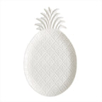 Madagascar - Plat Ananas - Porcelaine - Blanc