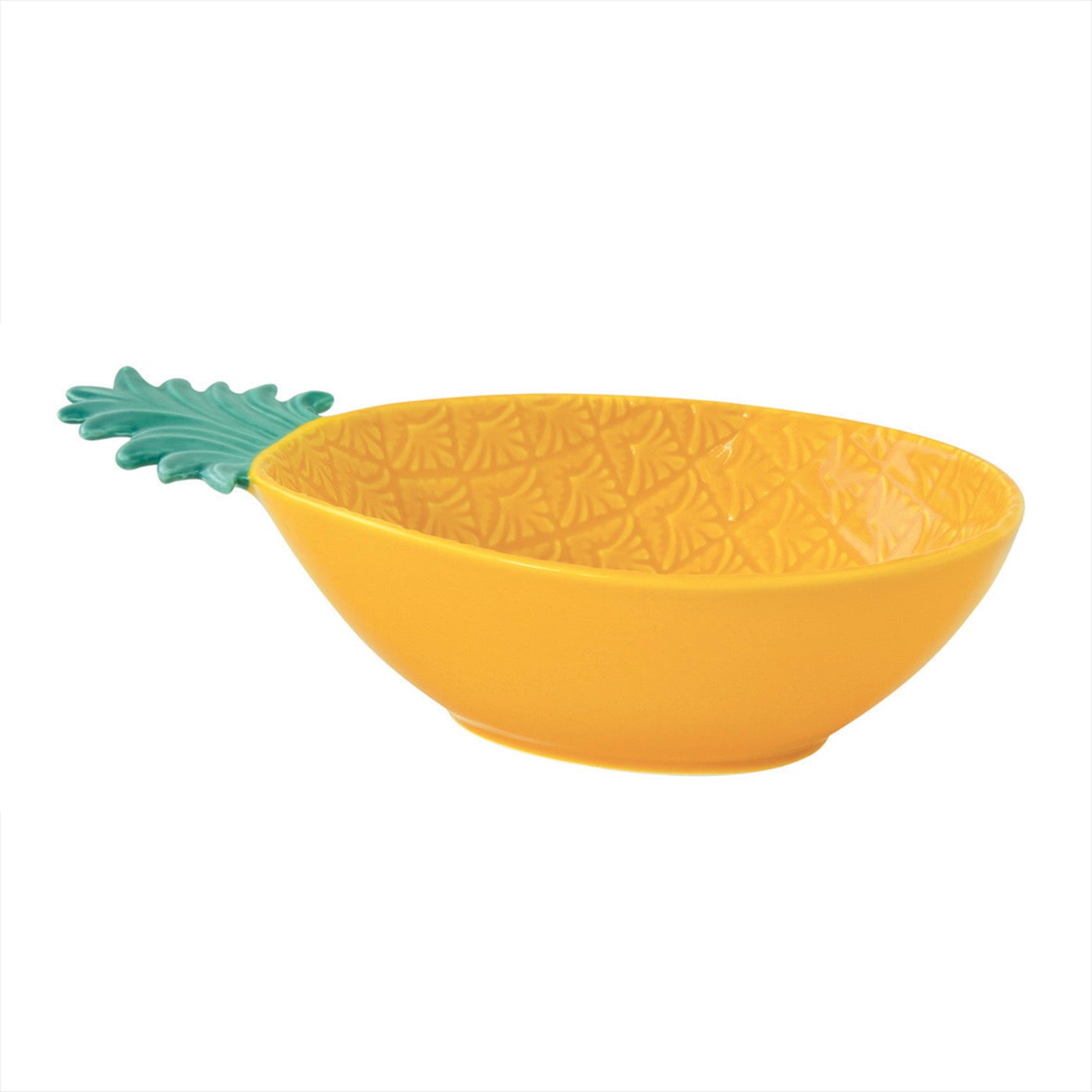 Madagascar - Coupelle Ananas - Porcelaine - Jaune-Vert