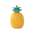 Madagascar - Bocal Ananas - Porcelaine - Jaune-Vert