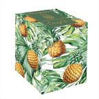 Madagascar - Bocal Ananas - Porcelaine - Jaune-Vert