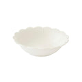 Fleuri - Set De 6 Assiettes Creuses - Porcelaine - Blanc
