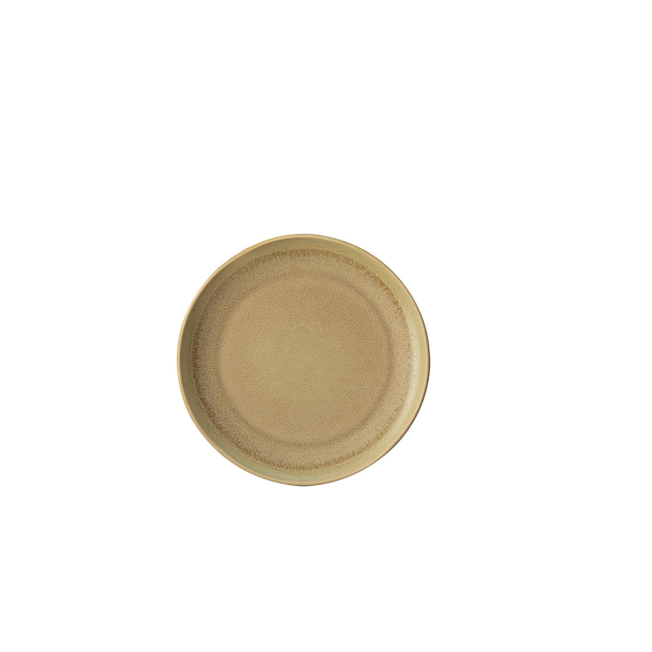 Terra - Set De 6 Assiettes Plates - Grès - Marron