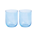Rainbow - Set De 2 Vasos De Agua - Vidrio - Azul