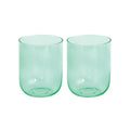 Rainbow - Set De 2 Verres À Eau - Verre - Vert