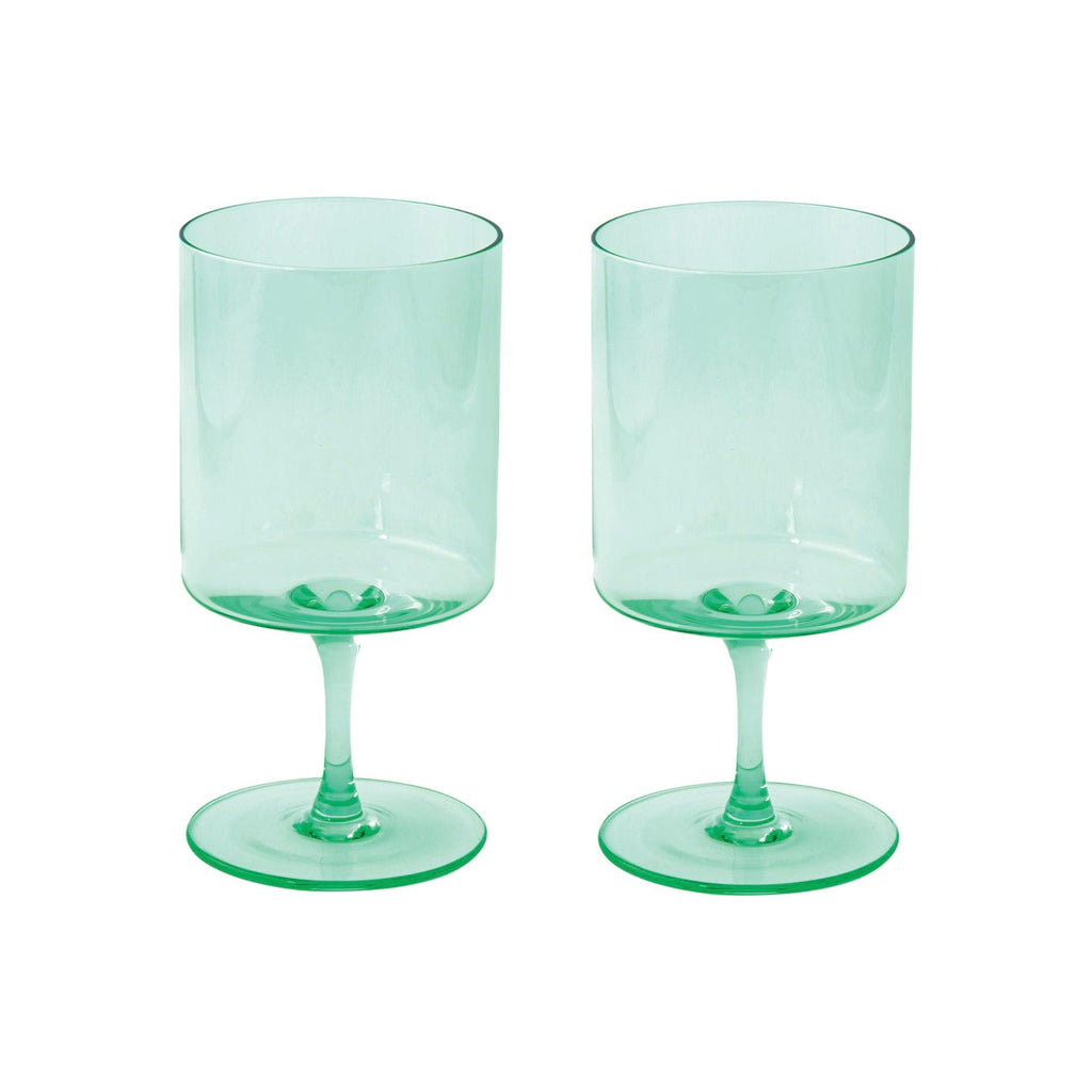 Rainbow - Set De 2 Verres - Verre - Vert