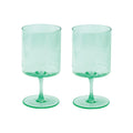 Rainbow - Set De 2 Verres - Verre - Vert