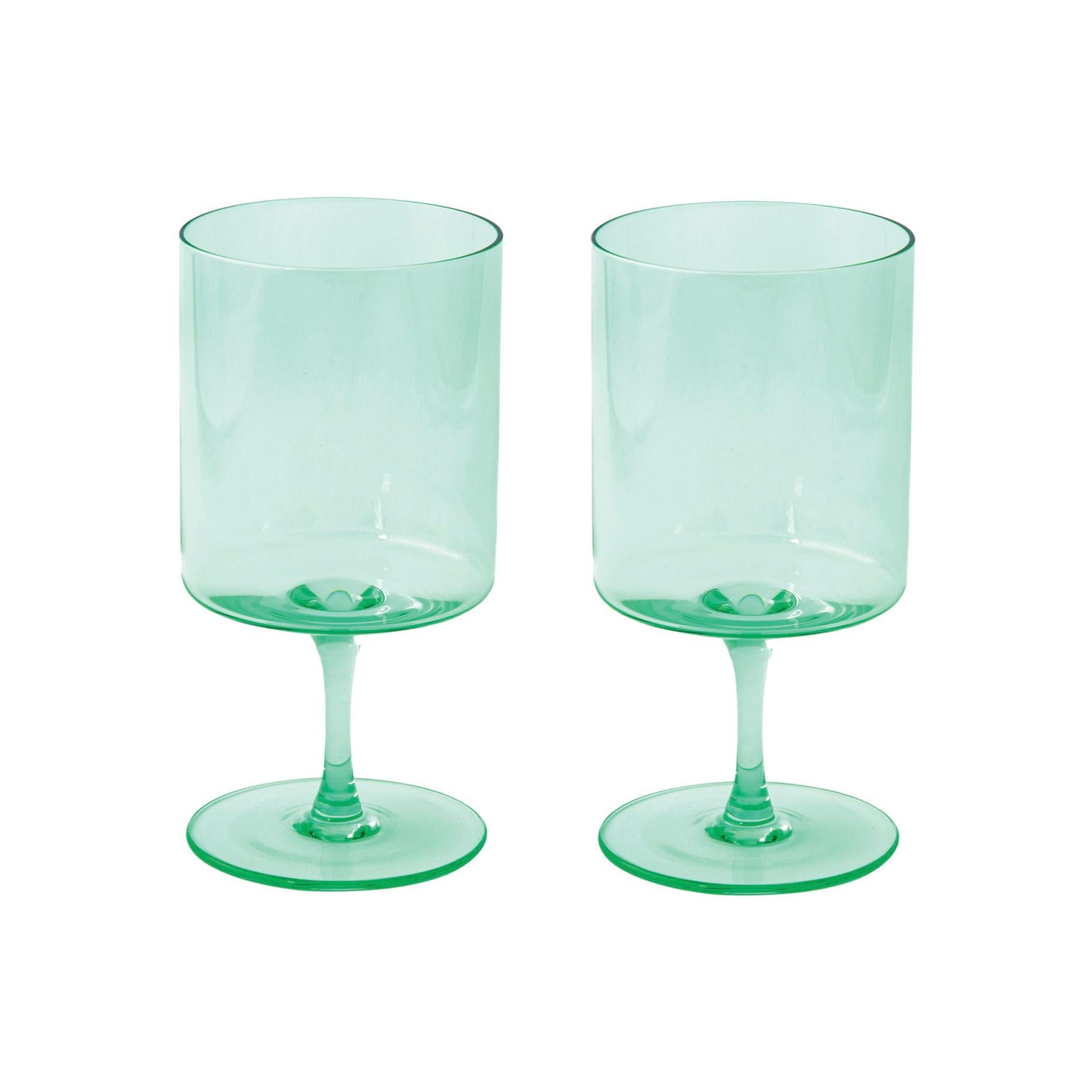 Rainbow - Set De 2 Verres - Verre - Vert