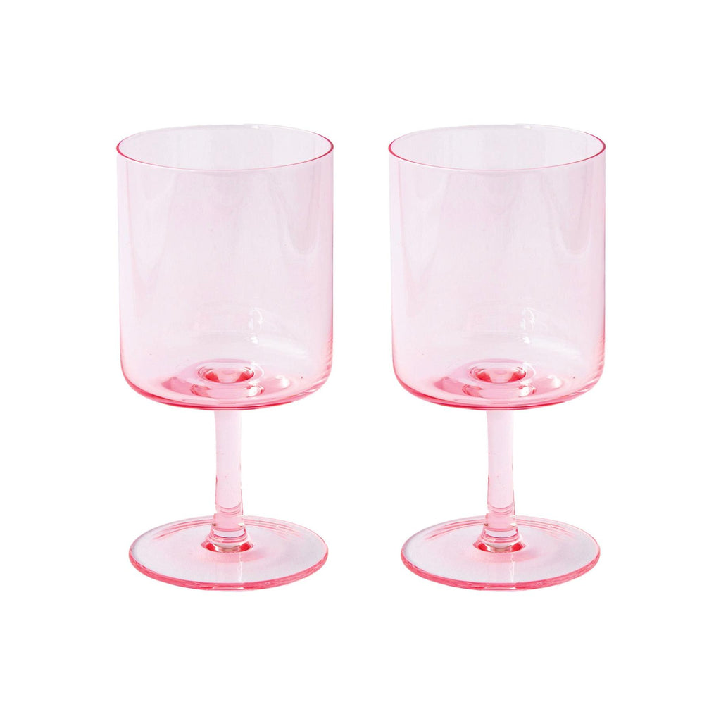 Rainbow - Set De 2 Verres - Verre - Rose