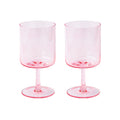 Rainbow - Set De 2 Verres - Verre - Rose