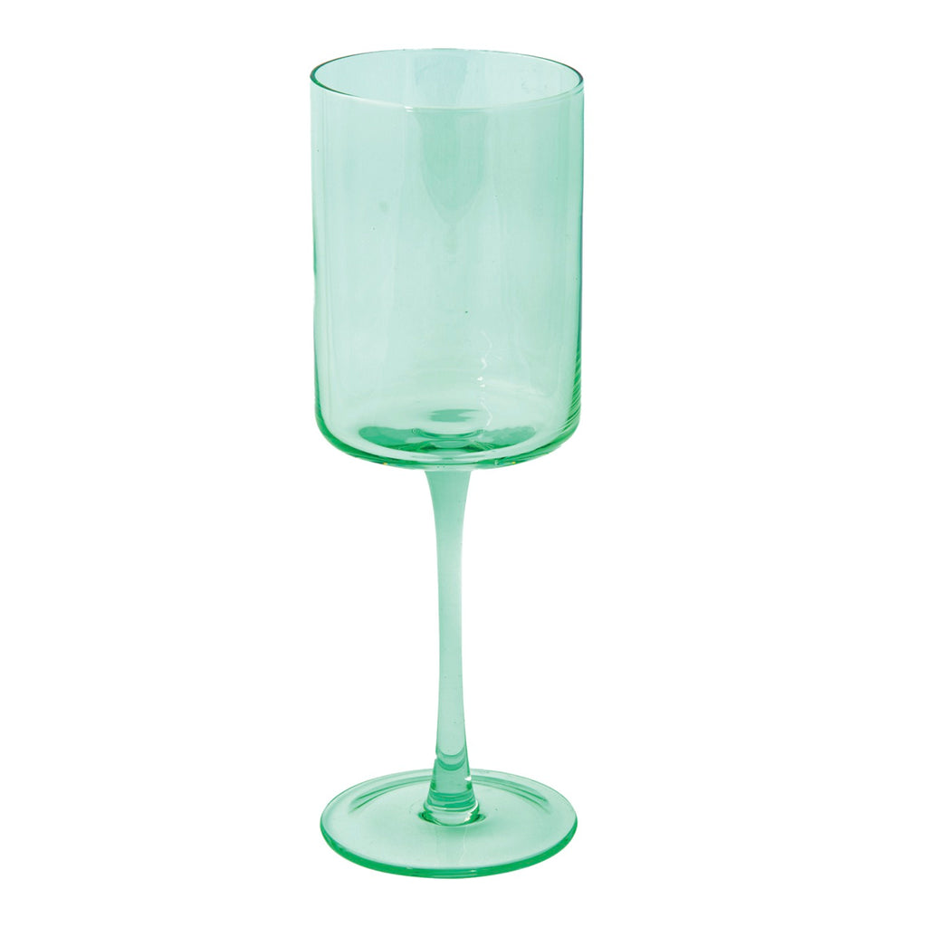Rainbow - Set De 2 Verres À Vin - Verre - Vert