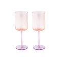 Rainbow - Set De 2 Verres - Verre - Orange/Violet
