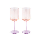 Rainbow - Set De 2 Verres - Verre - Orange/Violet