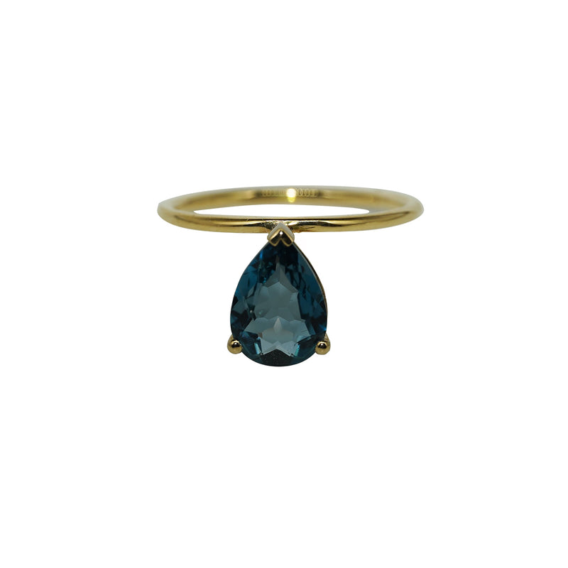 Bague Birthstones Topaze Bleue