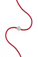 Bracelet Corde "Mon Délicat" Rouge D0,05/1