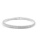 Bracelet Jonc Flex "Alessia" D1/41 - Or Blanc 375/1000
