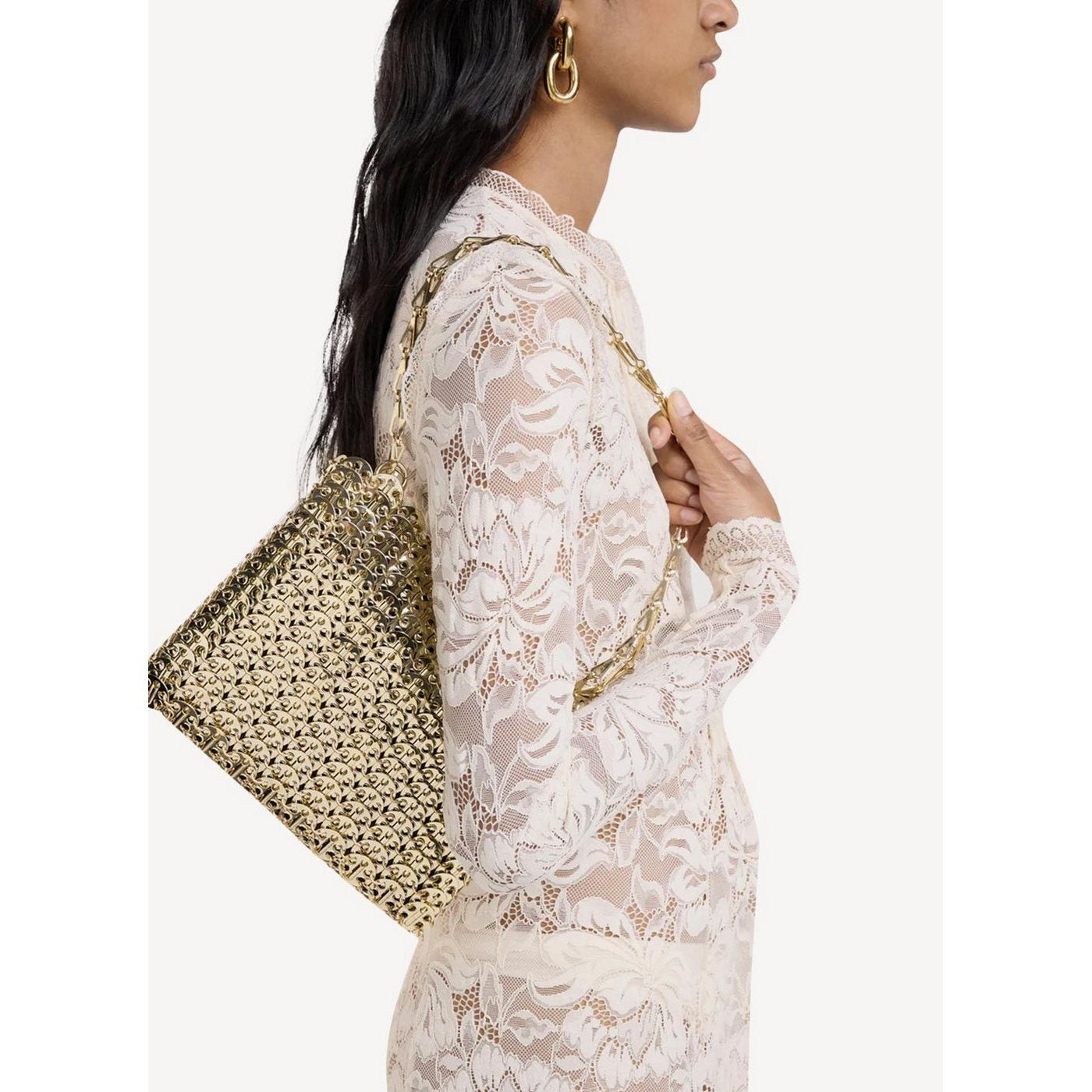Metal Bag - Gold - Women