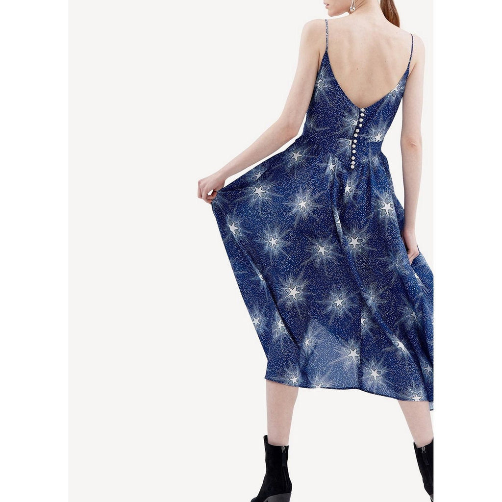 Woven Dress - Étoile Filante Marine
