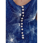 Woven Dress - Étoile Filante Marine