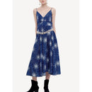 Robe Tissée - Étoile Filante Marine