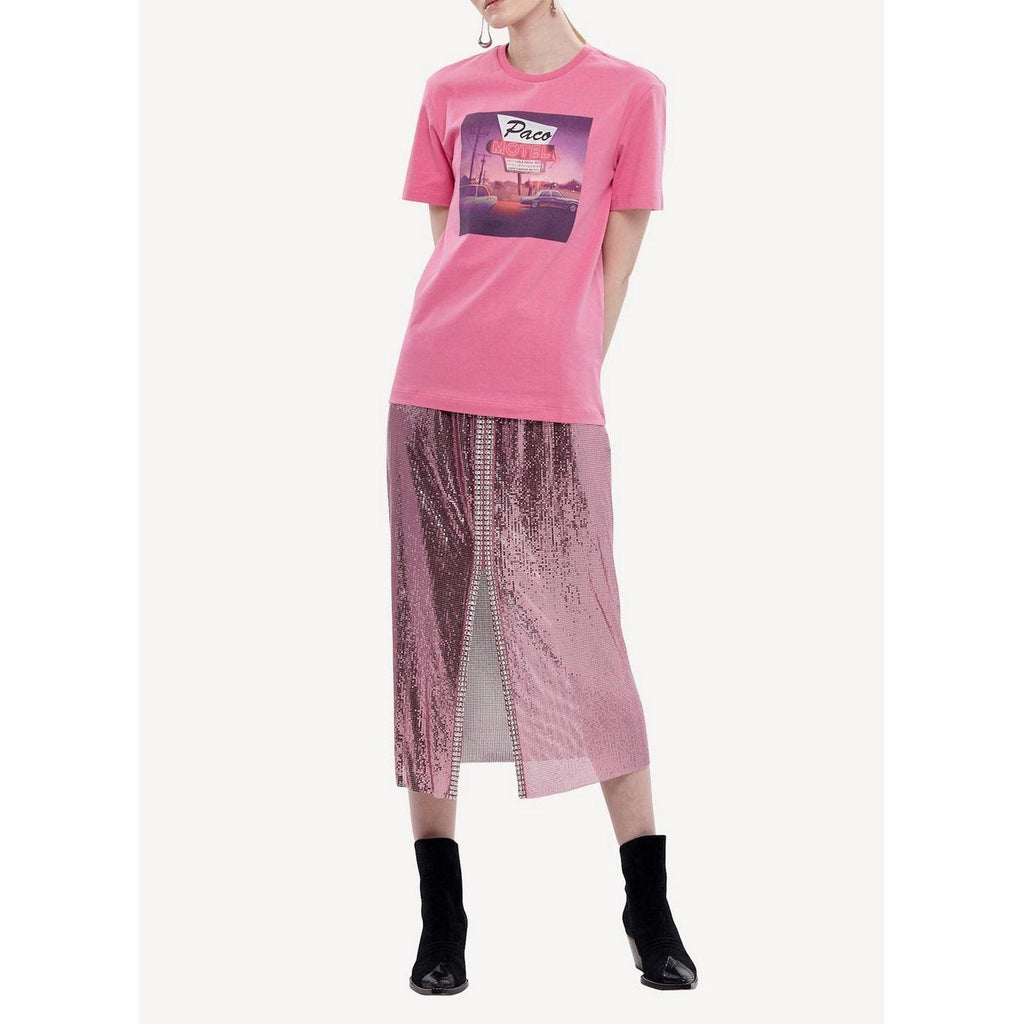 Camiseta de Punto - Rosa