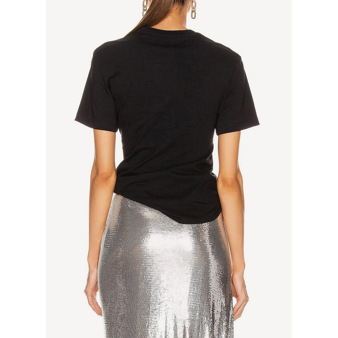 Camiseta de Punto - Negro - Mujer