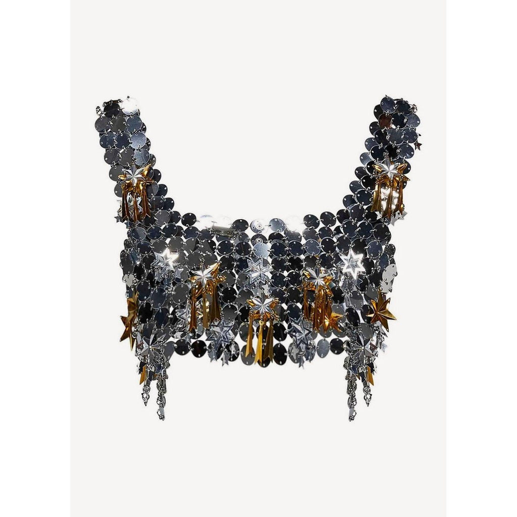 Top crop - Argent Et Or - Femme