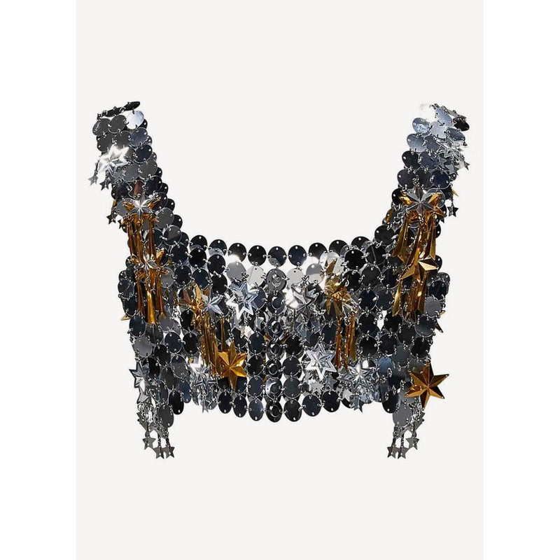 Top crop - Argent Et Or - Femme
