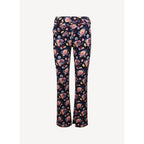Pantalon Tricoté - Fleurs Néon Marine
