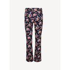 Pantalon Tricoté - Fleurs Néon Marine
