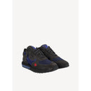 Leather Sneakers - Navy Blue Gray