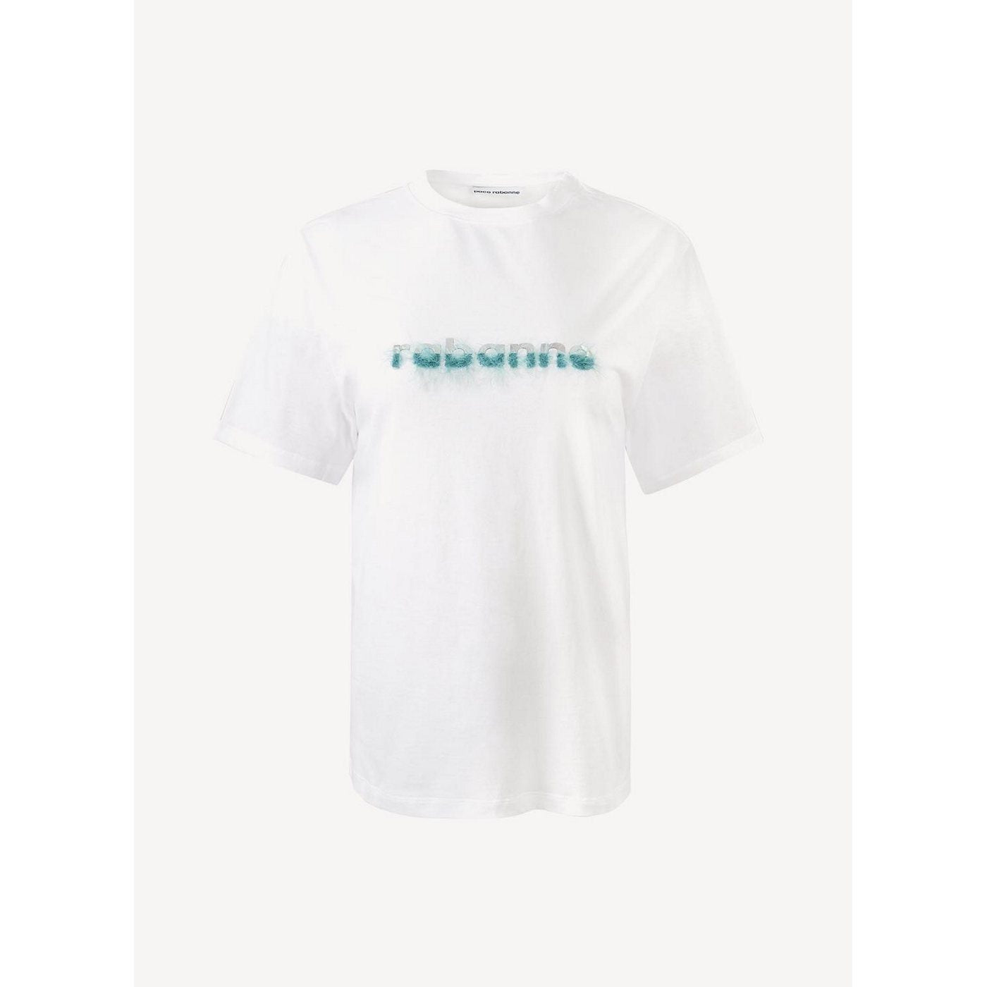 Knitted T-Shirt - Blue White
