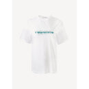 Knitted T-Shirt - White Blue