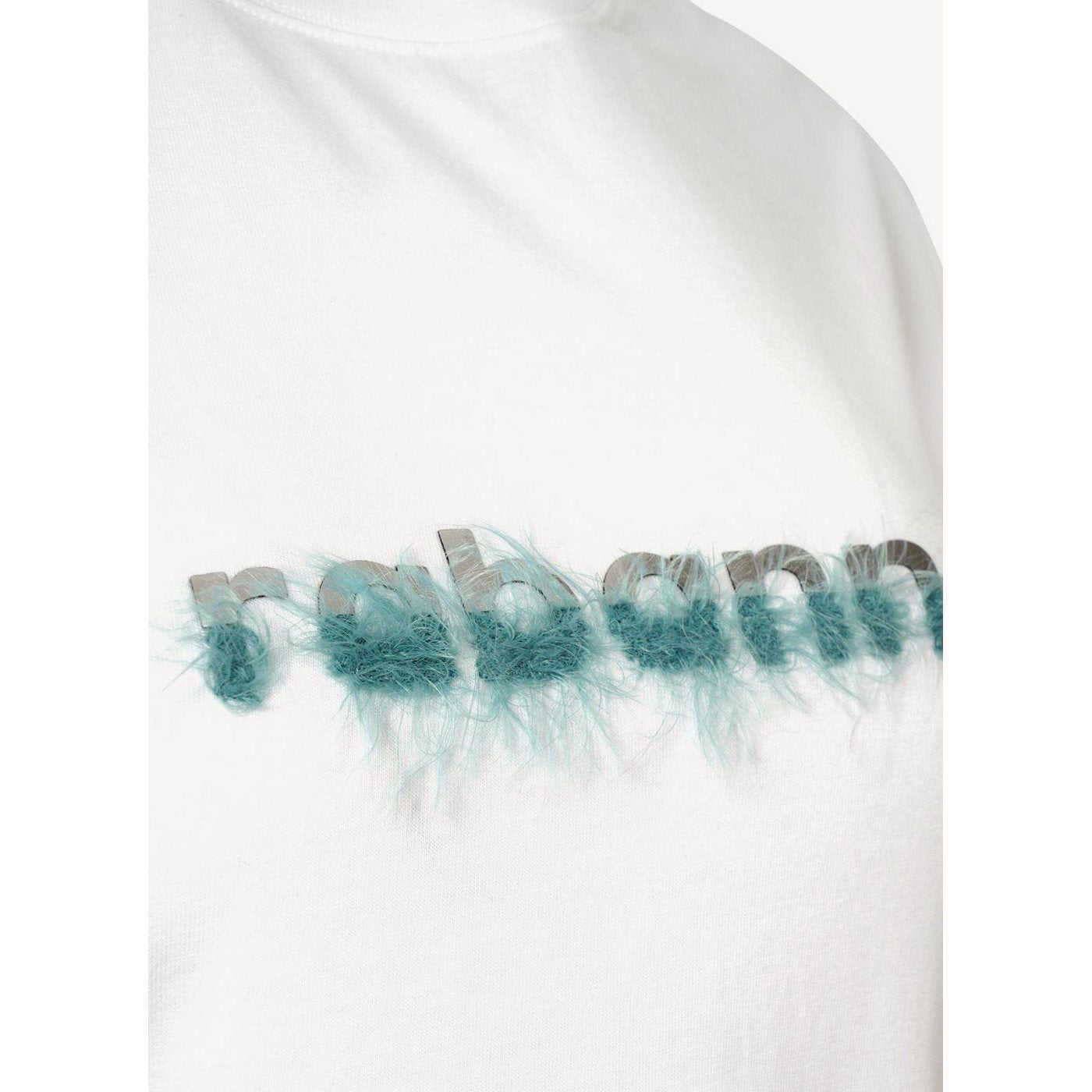 Knitted T-Shirt - Blue White