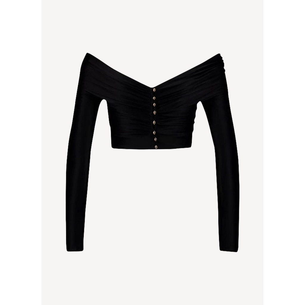 Knitted Top - Black - Women