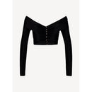 Knitted Top - Black - Women