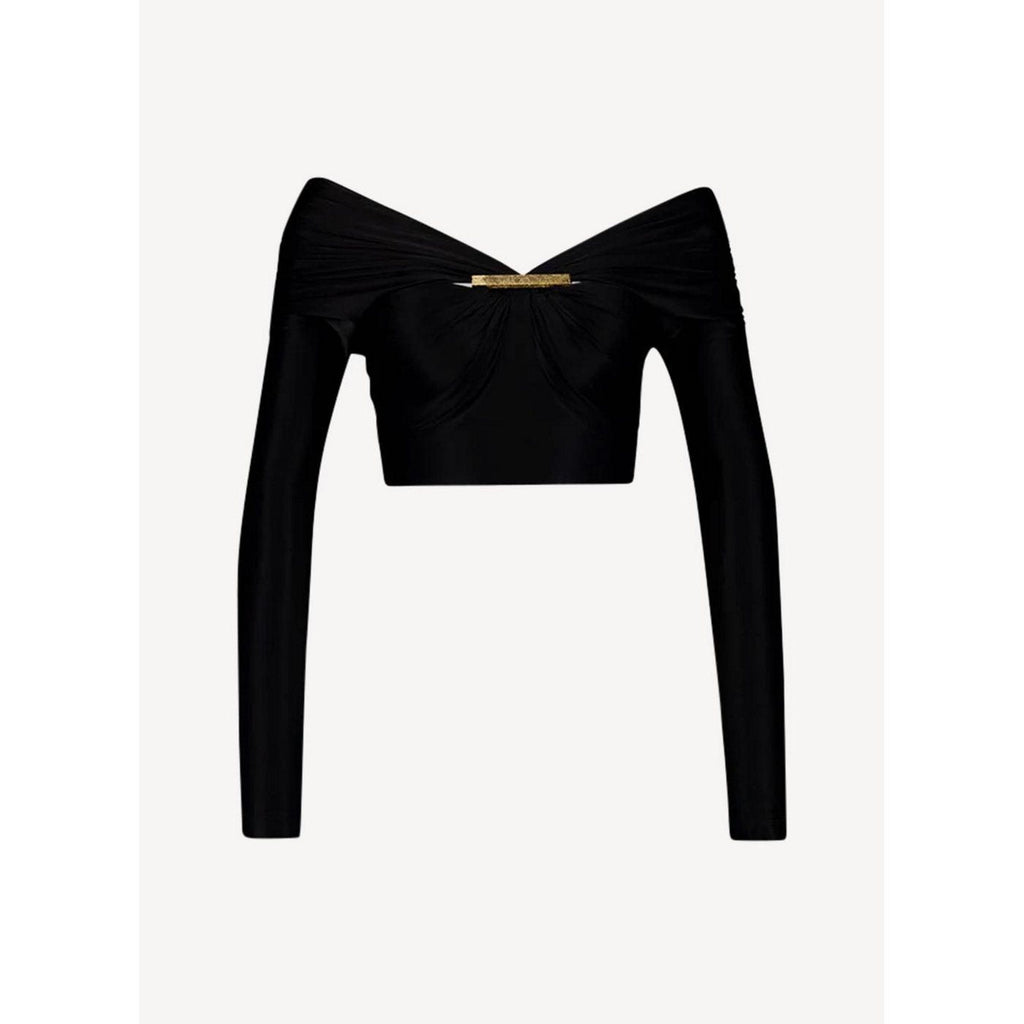 Knitted Top - Black - Women
