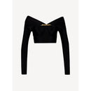 Knitted Top - Black - Women