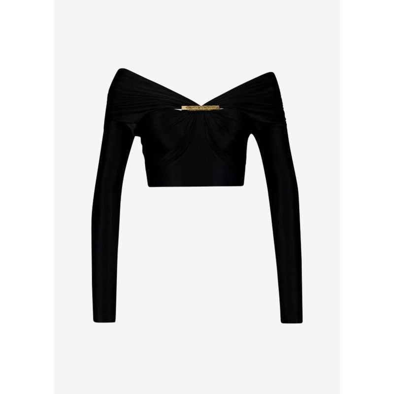 Knitted Top - Black - Women