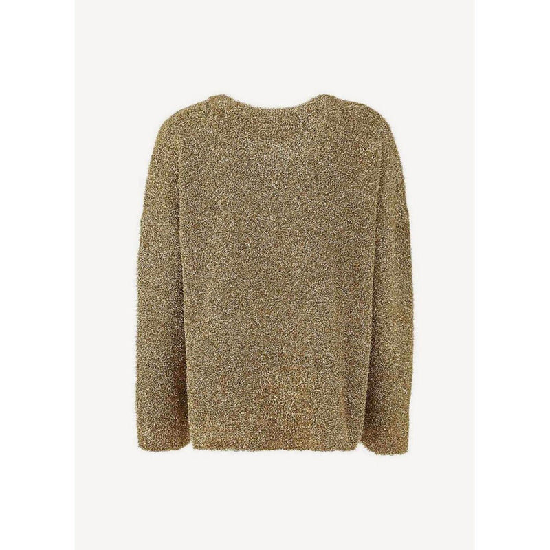 Knitted Sweater - Gold - Women