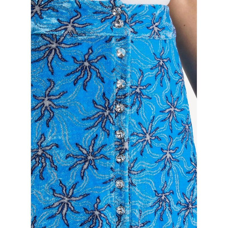 Long Skirt - Blue Splash
