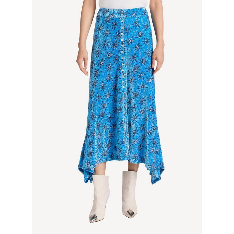 Long Skirt - Blue Splash