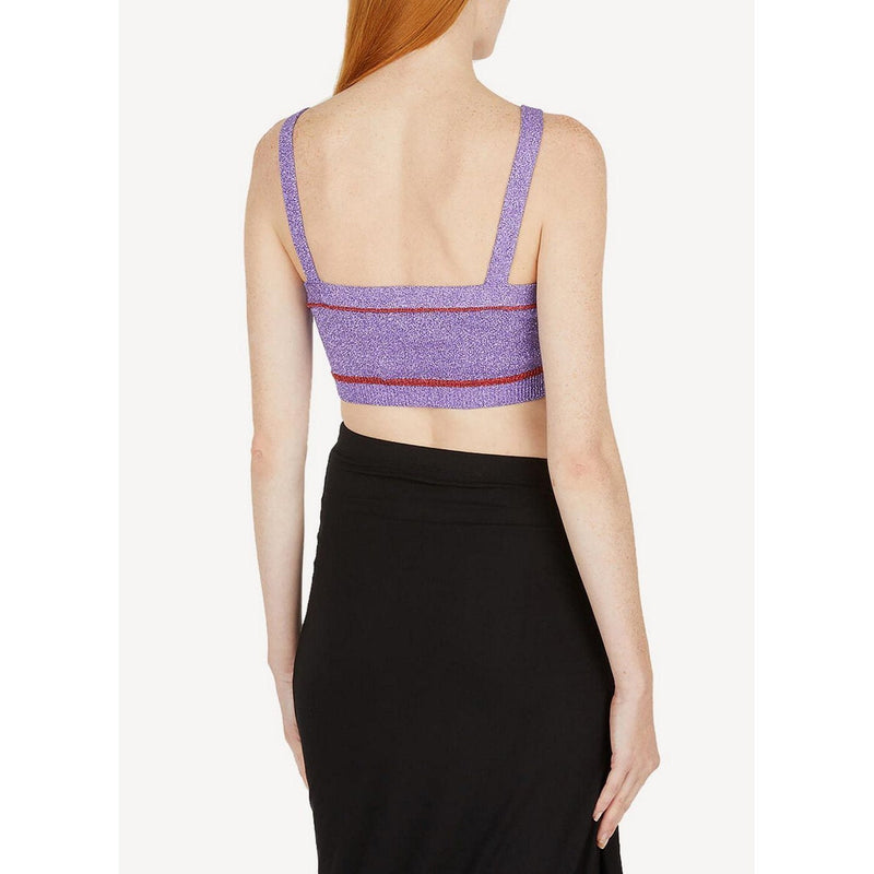 Knitted Top - Purple Red