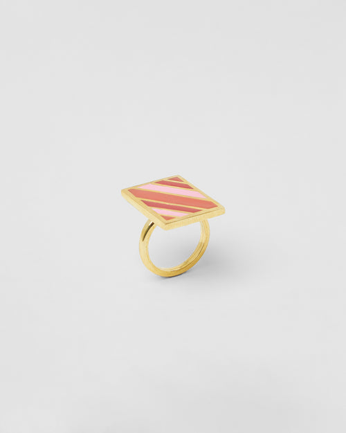 Bague Rainbow (Cc) - Gold Pink