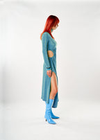 Robe Raja Bleu