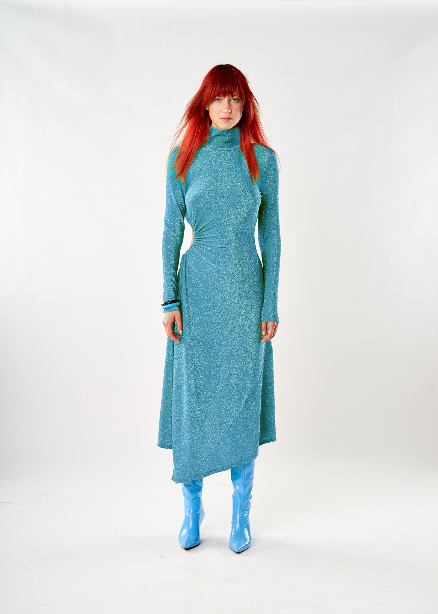 Robe Raja Bleu