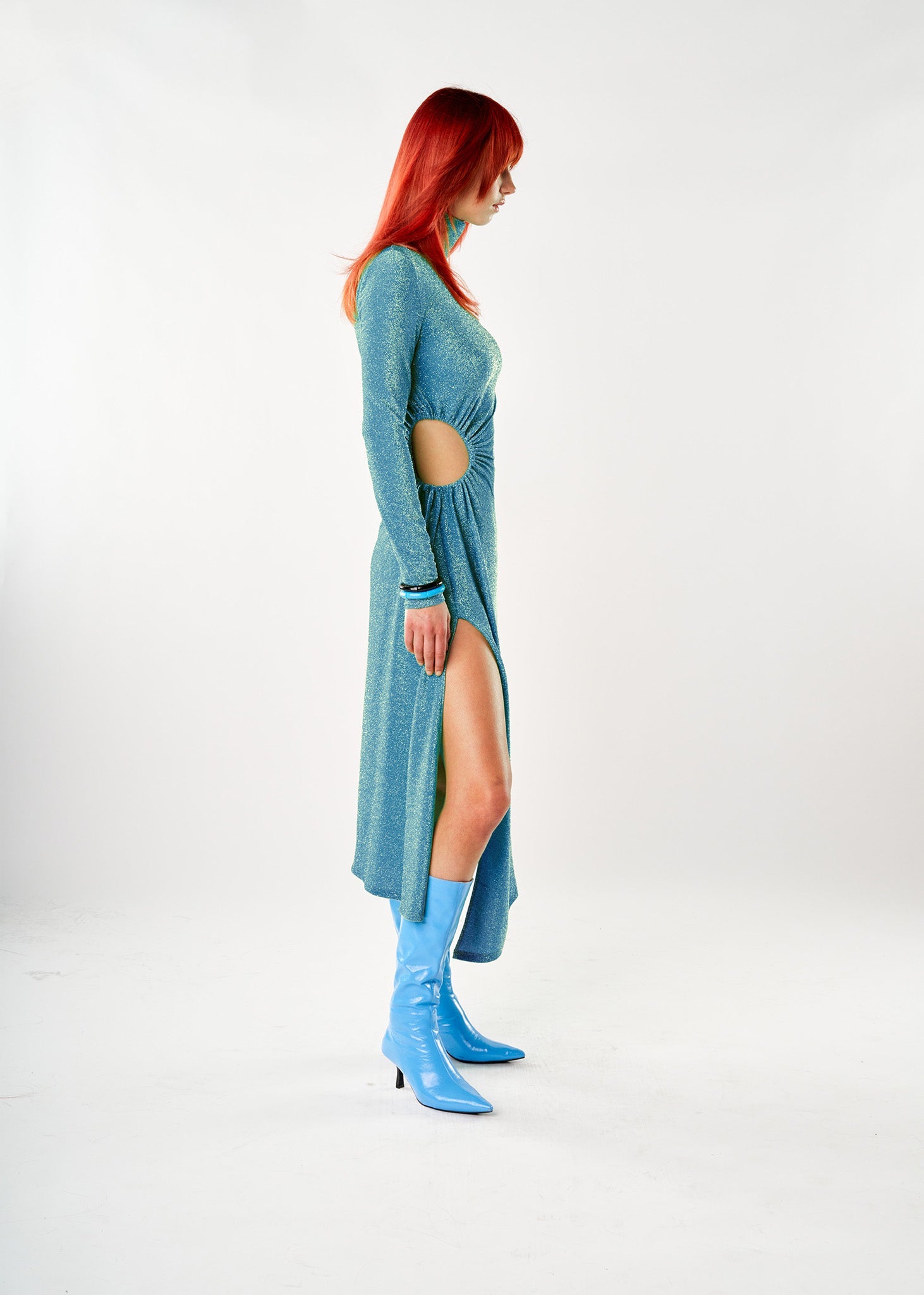 Robe Raja Bleu