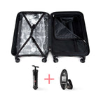 Set van 3 Ruimtebesparende Koffers - Handbagage + Maat L + Maat XL