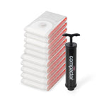 Set 10 sacchetti salvaspazio sottovuoto Aspispace - Taglie M+L + pompa